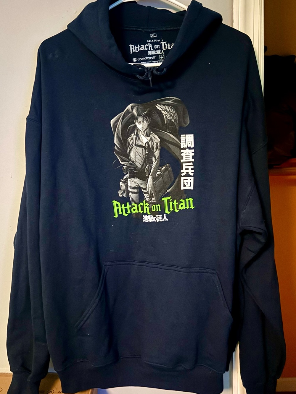 Attack On Titan Levi Tonal Hoodie
